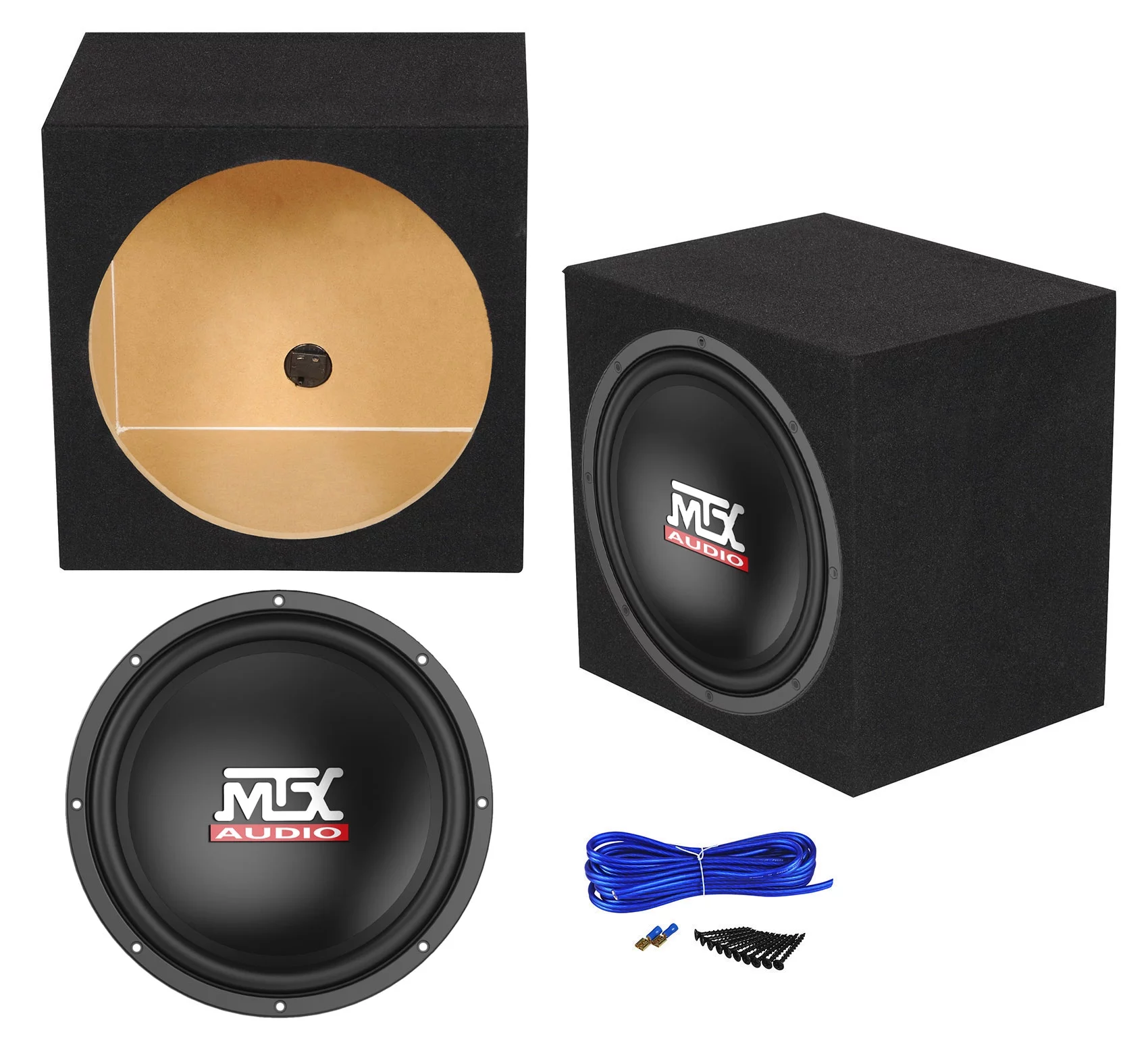 2025 MTX Terminator TN12-02 12-Zoll-Auto-Subwoofer. 400 Watt. Mit wasserdichtem Gehäuse.