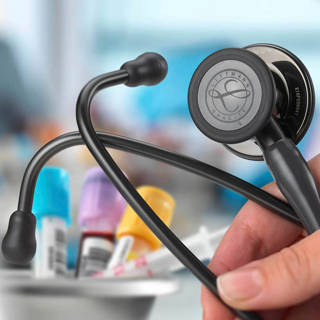 Littmann Cardiology IV Diagnostik-Stethoskop 2025: Komplett schwarz 6163