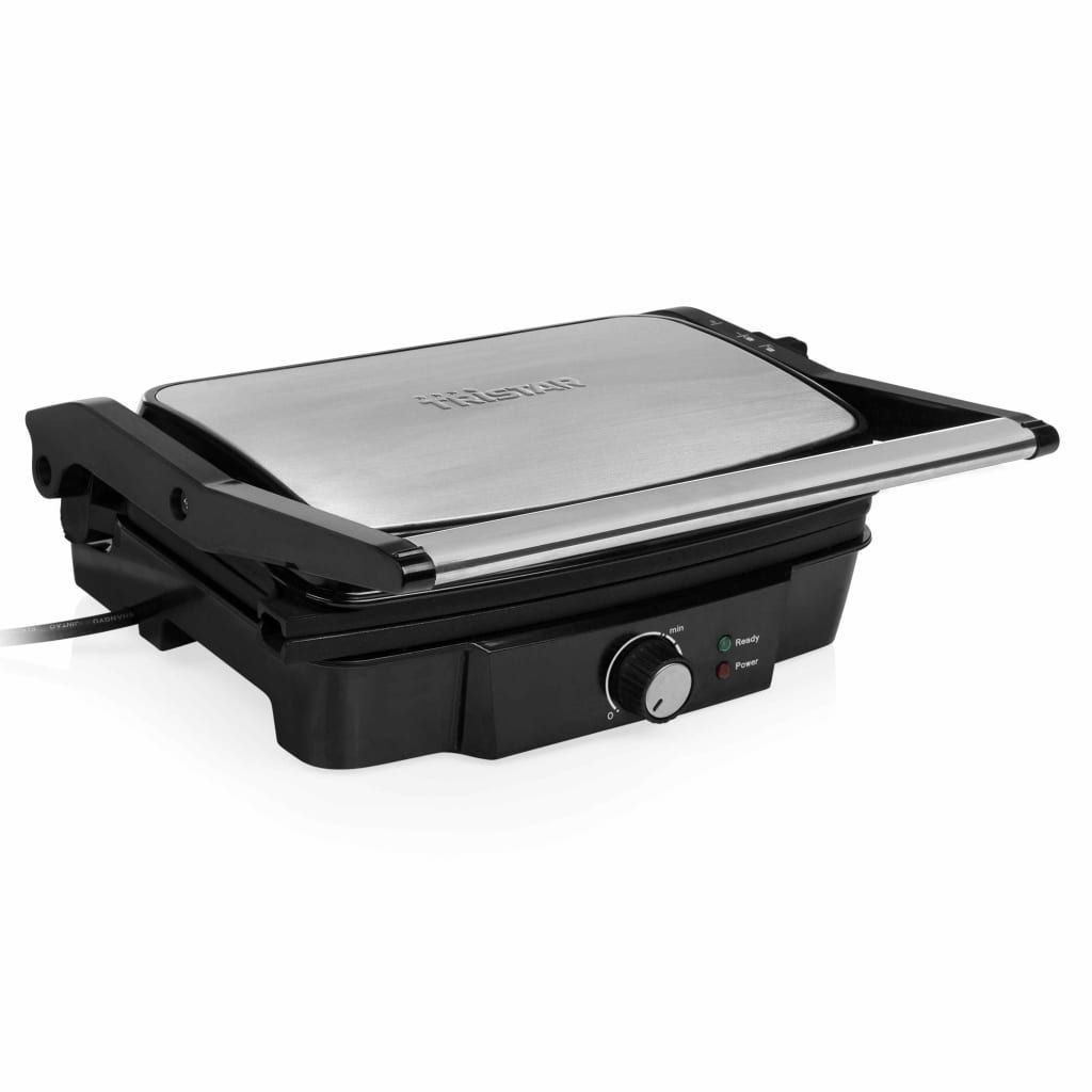 Schwarzer Kontaktgrill 1500 W 27,8 x 17 cm Tristar