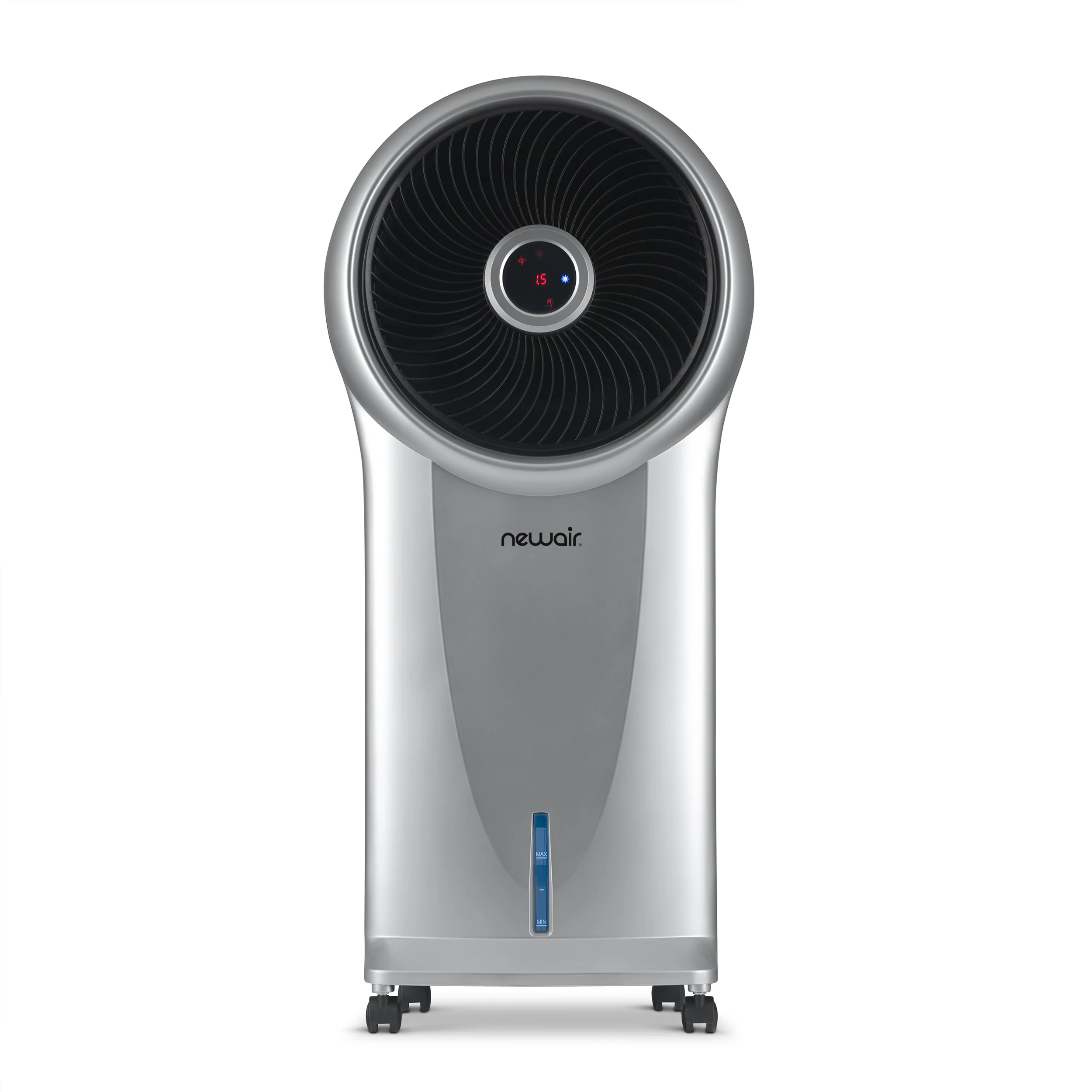 Newair® Verdunstungsluftkühler und tragbarer Ventilator, Modelljahr 2025, 470 CFM – Silber