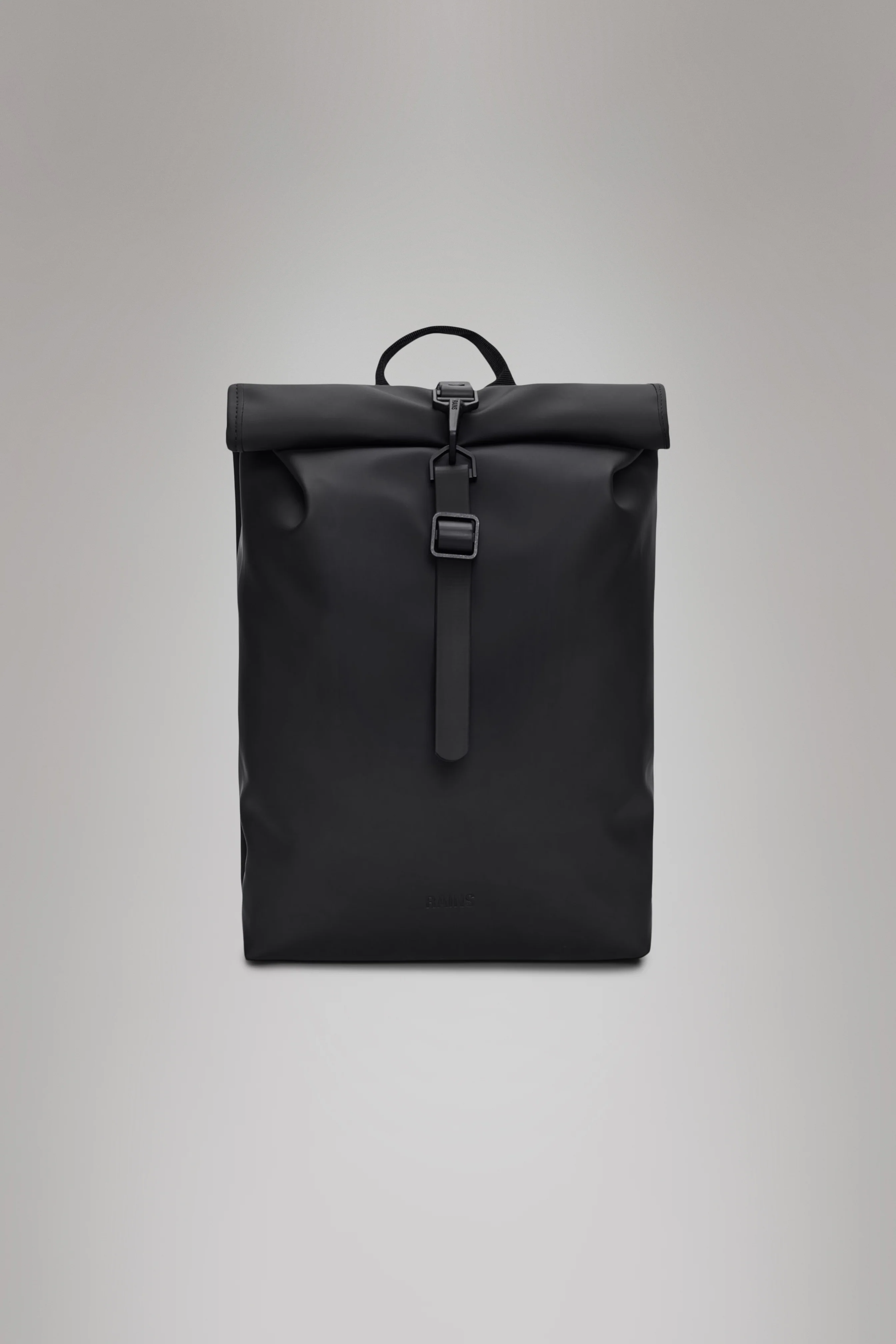 2025 Rolltop Rucksack Mini – Kompakter und wasserdichter Stadtrucksack mit Karabinerverschluss – PU-Gewebe – Ideal für den täglichen Weg zur Arbeit