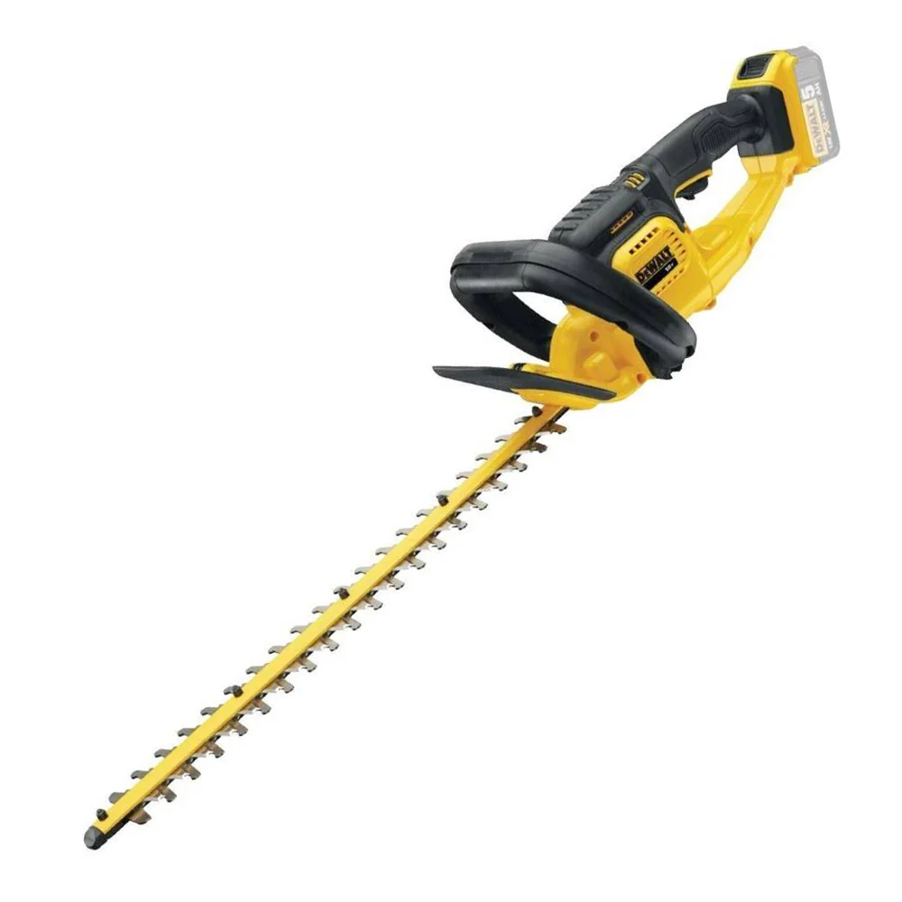 DeWalt DCM563PB 18V XR Akku-Heckenschere (Modelljahr 2025) mit 1 x 5,0-Ah-Akku und Ladegerät