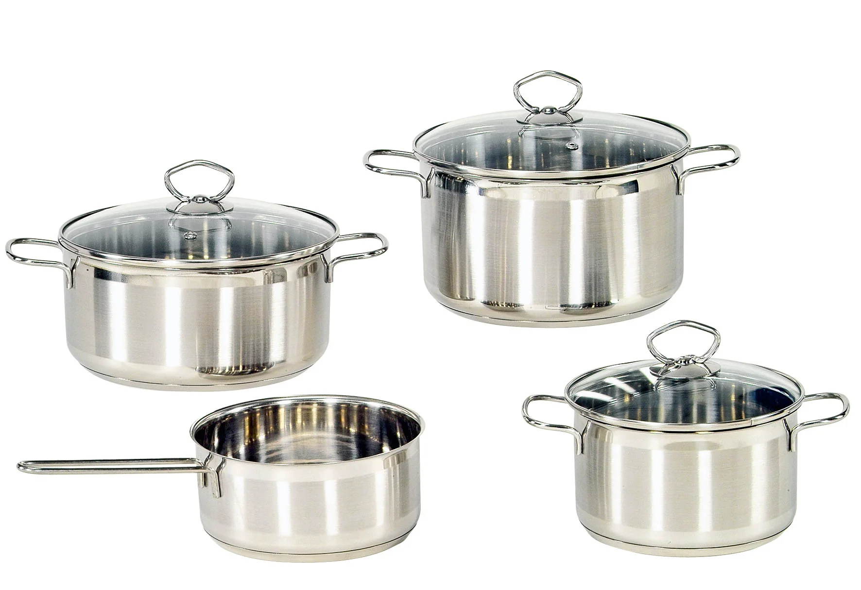 Manhattan Edelstahl-Kochgeschirr-Set 2025. 4-teilig.