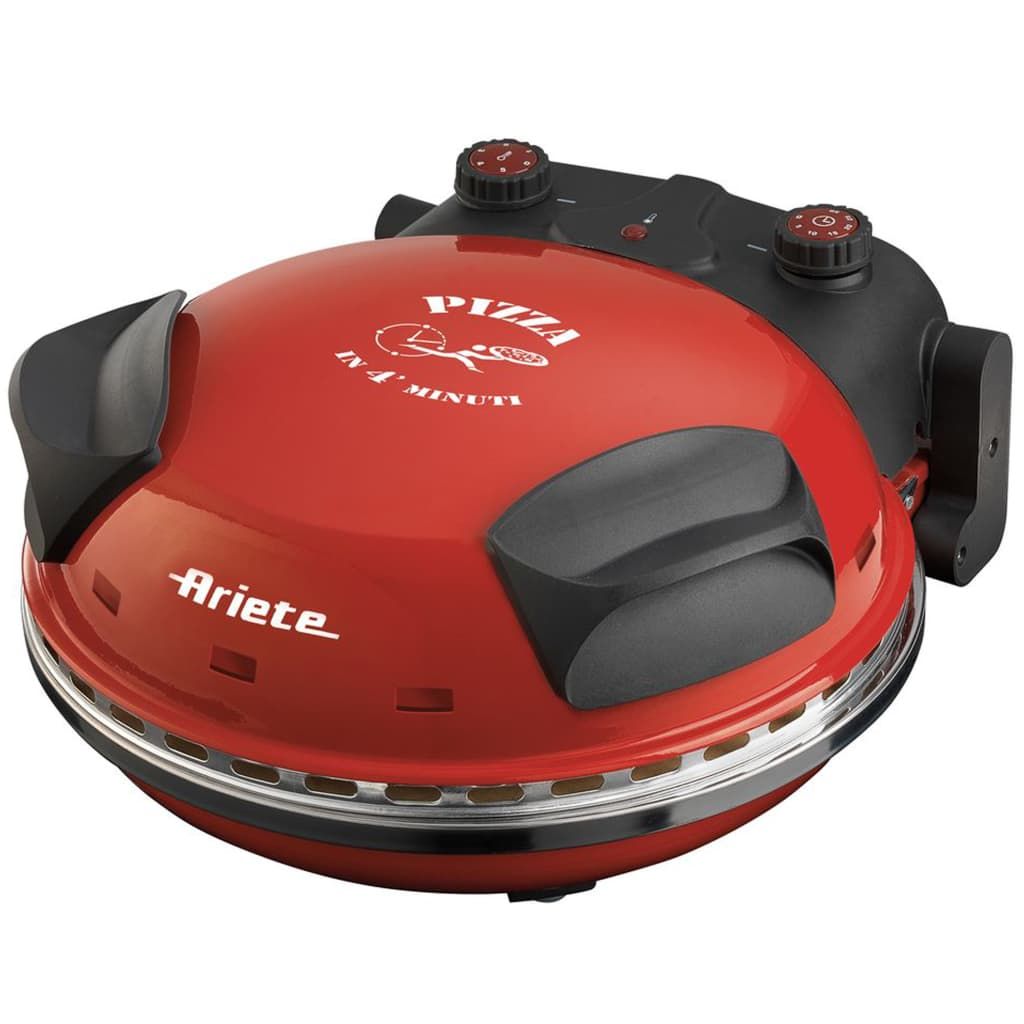 Ariete Da Gennaro Pizzaofen 1200W Rot und Schwarz