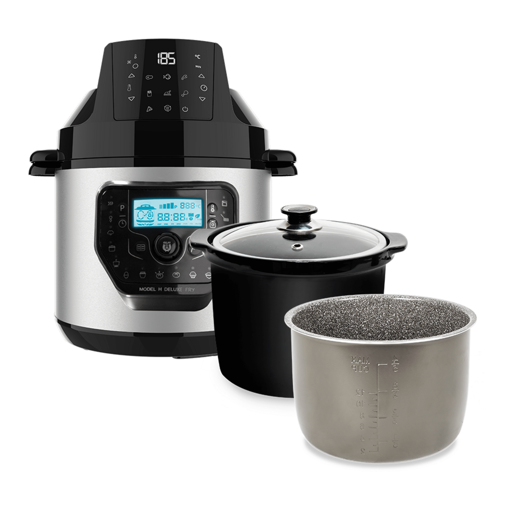 GM H Deluxe Brattopf-Set + Excelsior-Eimer + Slowpot-Eimer