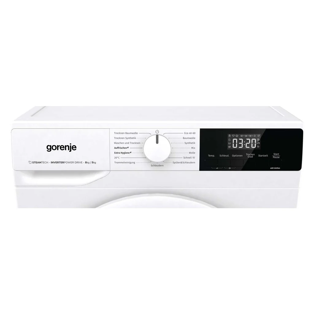 Gorenje W3D2A854ADPS/DE Waschtrockner, Baujahr 2025, 8/5 kg, 1400 U/min, mit Dampffunktion