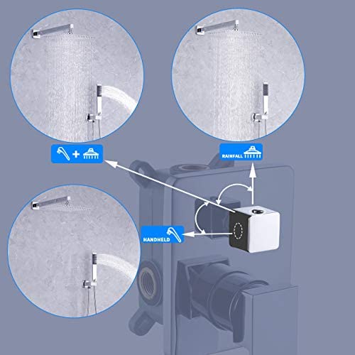 KES Duschsystem mit 12-Zoll-Regenduschkopf