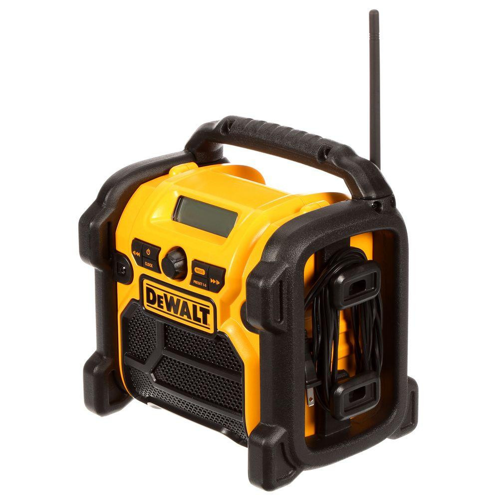 2025 DEWALT 20-Volt MAX Kompaktradio mit Kabel/Funk