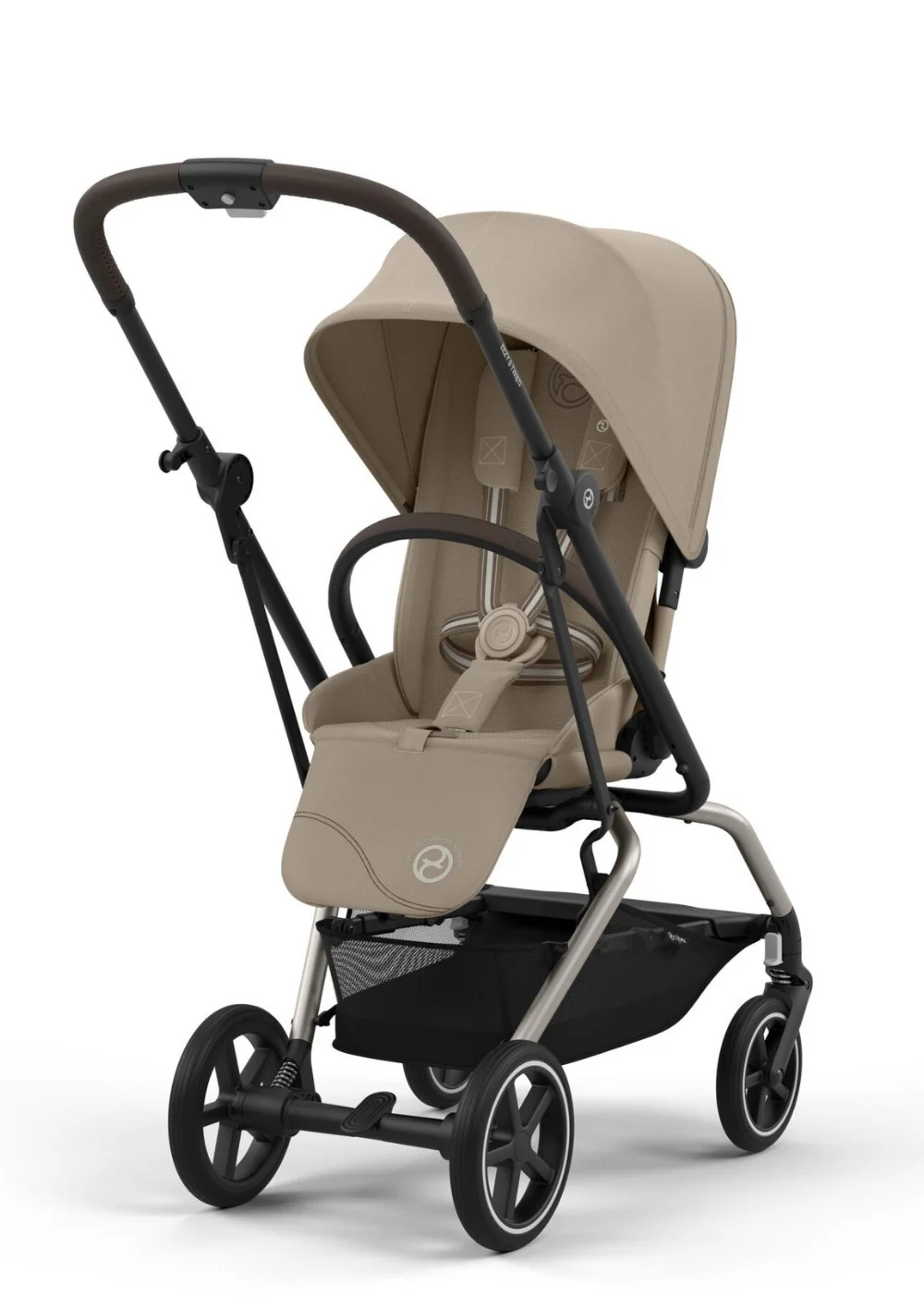 Eezy S Twist+2 Kinderwagen, Modelljahr 2025, Farbe: Taupe/Mandelbeige