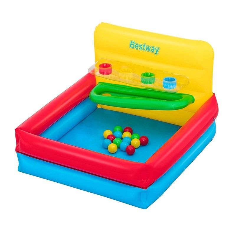 Bestway Aufblasbares Bällebad und Spielbereich für Kinder, 104 x 94 x 61 cm, ab 2 Jahren, Garten, 52546