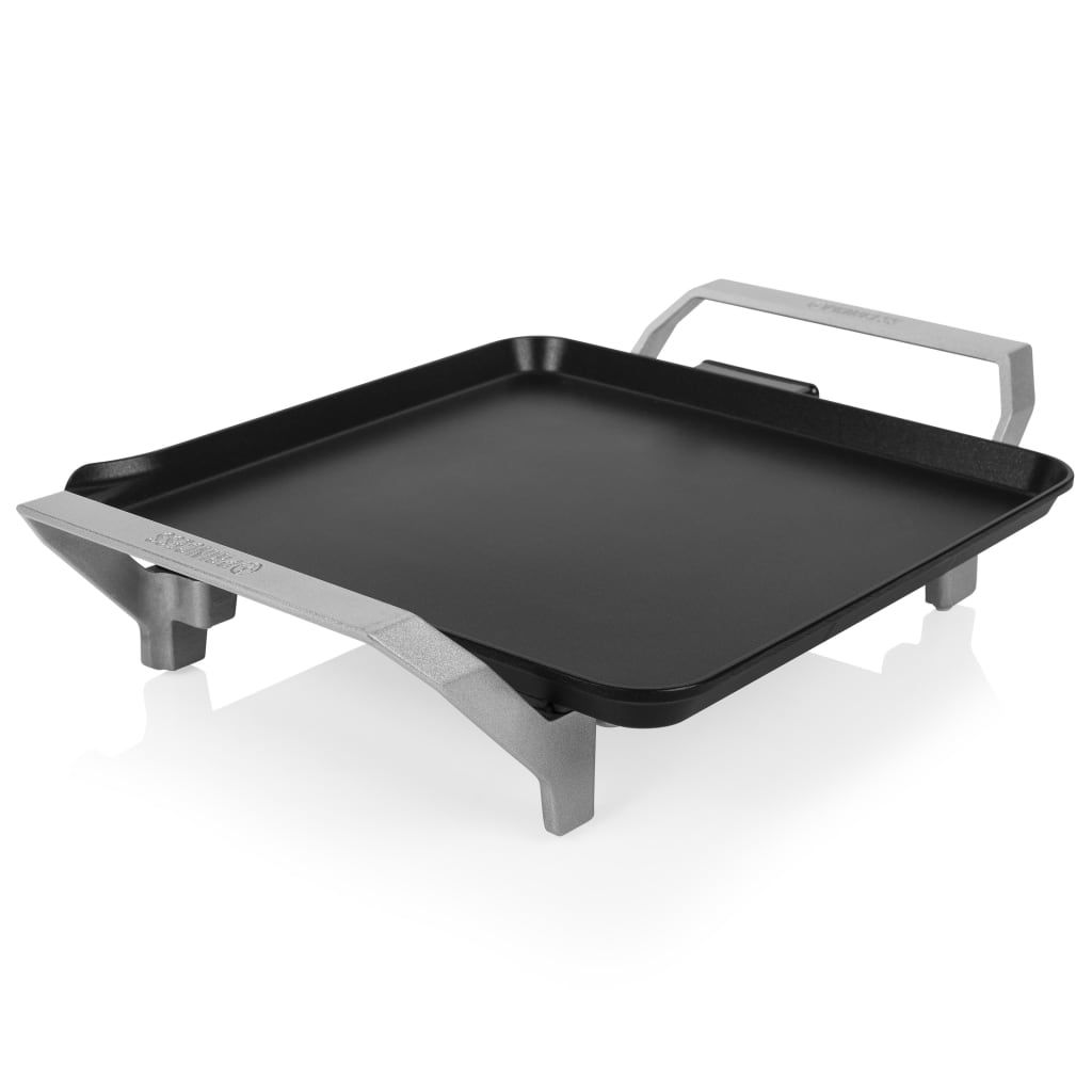 Princess Premium Tischkochfeld-Grillplatte in Schwarz und Silber, 1500 W
