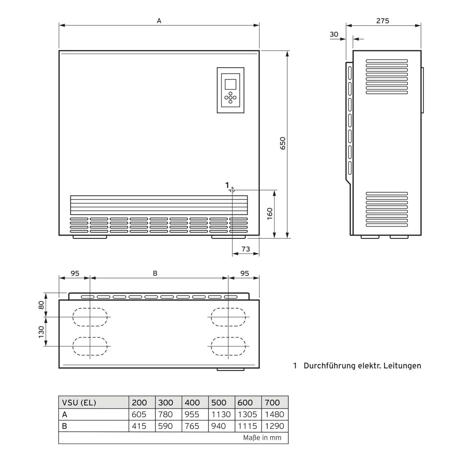 2025 Vaillant VSU 400/5 4 kW Elektrospeicherheizkörper