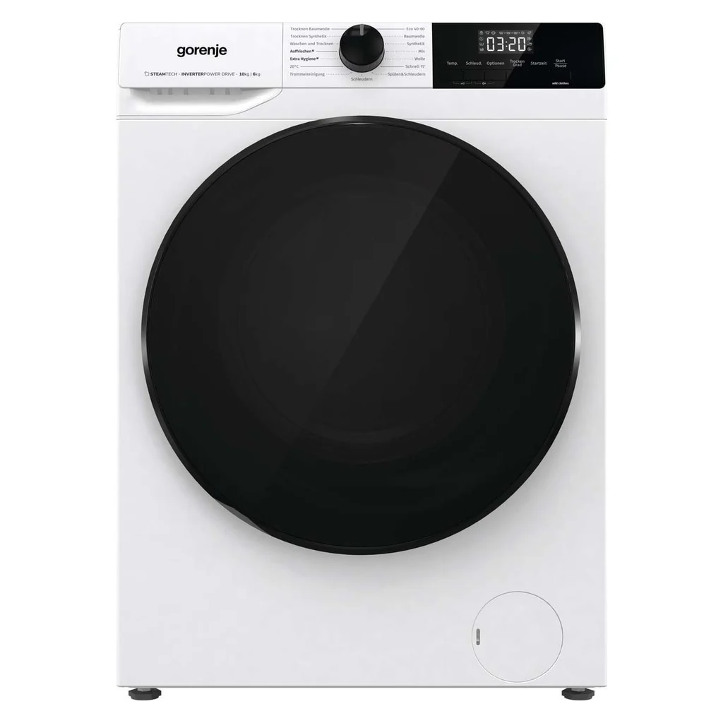 Gorenje WD2A 164ADPS/DE Waschtrockner, Baujahr 2025, 10/6 kg. 1400 U/min. Weiß.