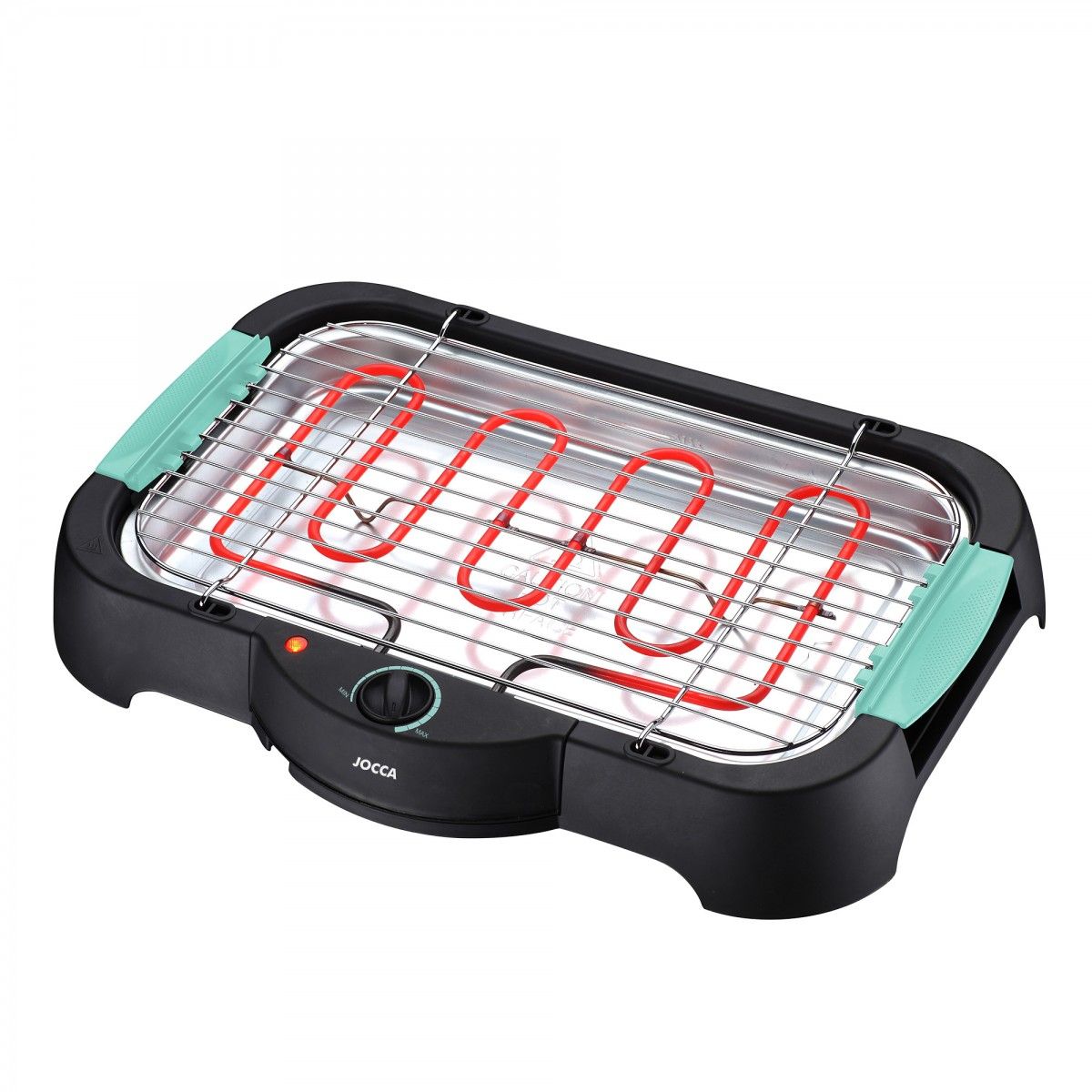 Jocca 2000W Elektrogrill mit herausnehmbarer Grillschale