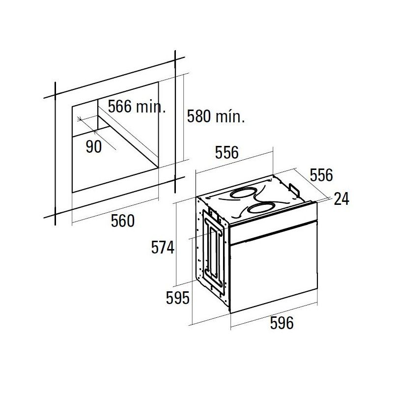 Cata Mra7108wh Backofen