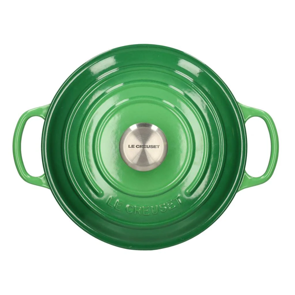 2025 Le Creuset - Signature runder Bambus-Bräter/Schmortopf 24 cm 4,2 l