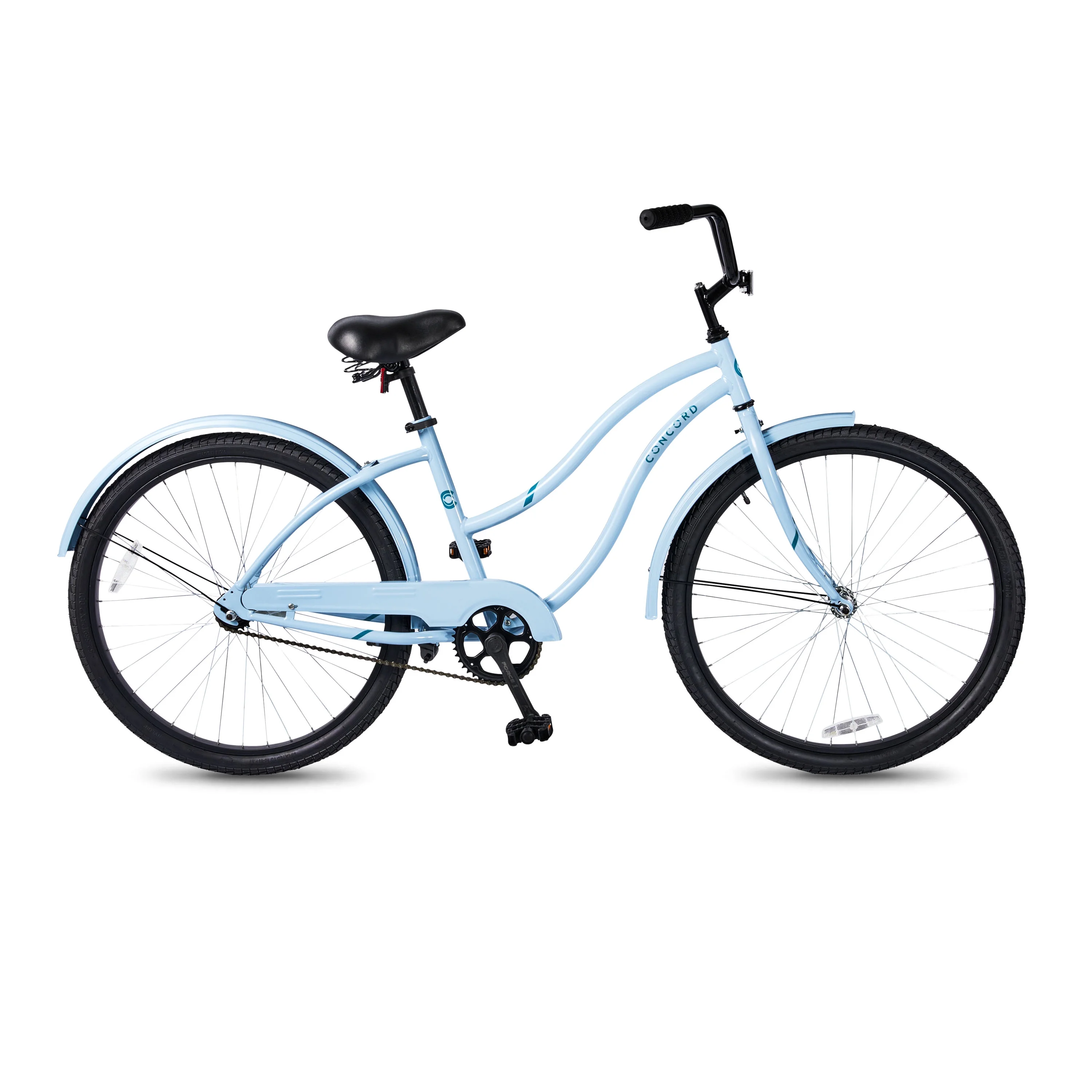 Concord Pacifica 26-Zoll-Damen-Cruiser-Bike. Hellblau. Für Erwachsene.