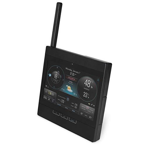 AcuRite Atlas Wetterstation mit direkter WLAN-Verbindung, Display und Blitzerkennung, Schwarz