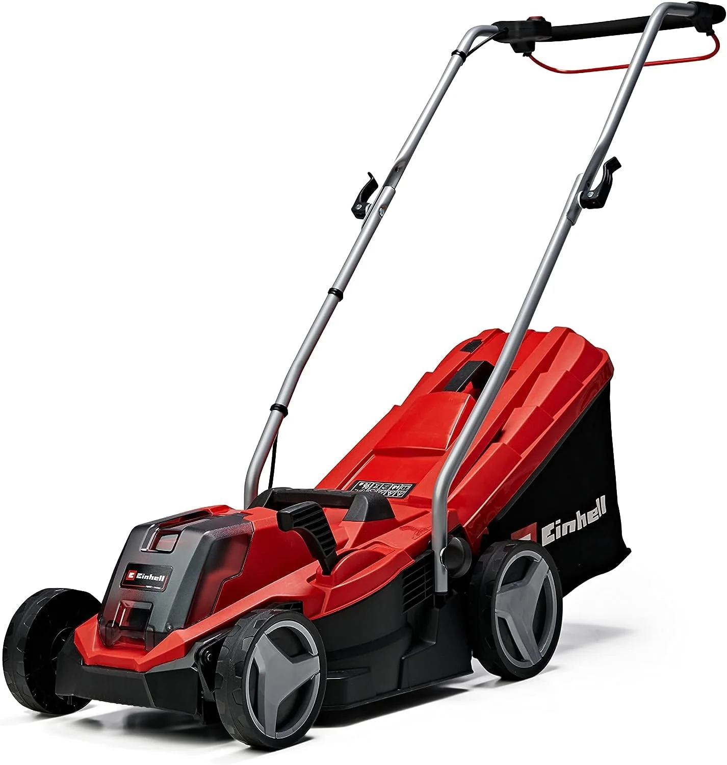 2025 Einhell GE-CM 18/33 Li-Solo Power X-Change Akku-Rasenmäher (18 V, 33 cm Schnittbreite, bis zu 200 m², bürstenloser Motor, 30 L Fangkorb, 25-65 mm Schnitthöhe, ohne Akku)