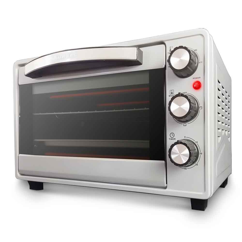 23-Liter-Multifunktions-Elektro-Tischbackofen – HR-23Silber – 1600 W – Grau