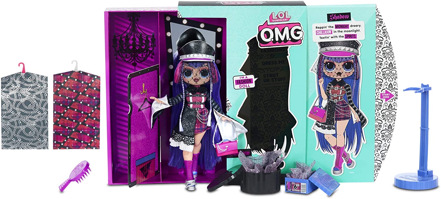 L.O.L. Surprise! O.M.G. Shadow Fashion Doll mit 20 tollen Überraschungen
