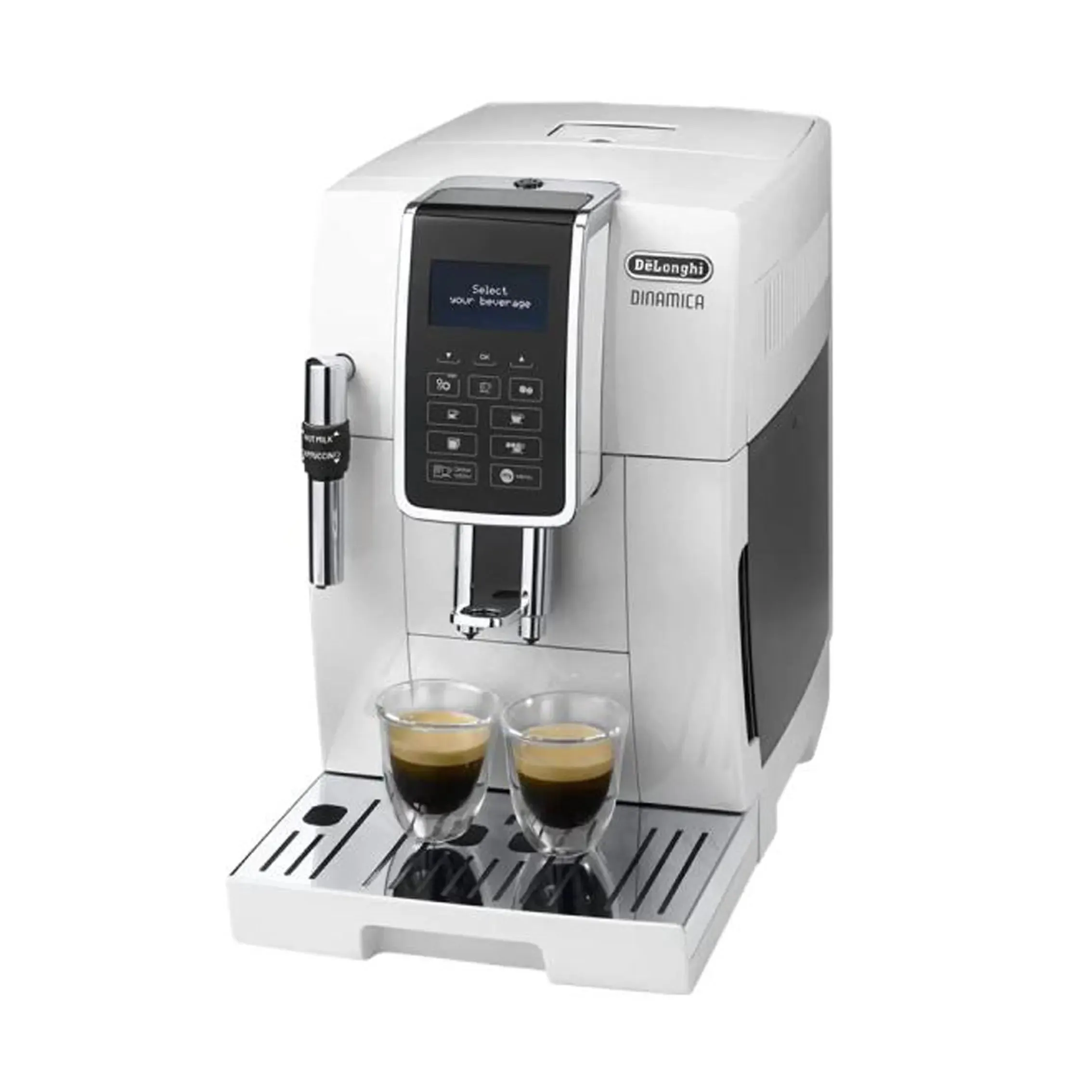 DeLonghi ECAM350.35.W, Baujahr 2025, weißer Kaffeevollautomat