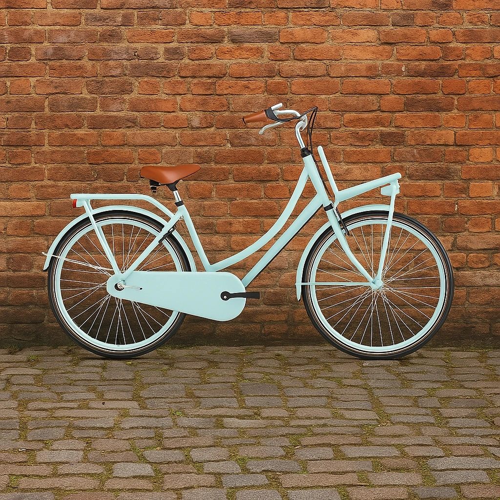 Hellblaues, metallisch glänzendes Kinderfahrrad - RxiQEYcC92IN