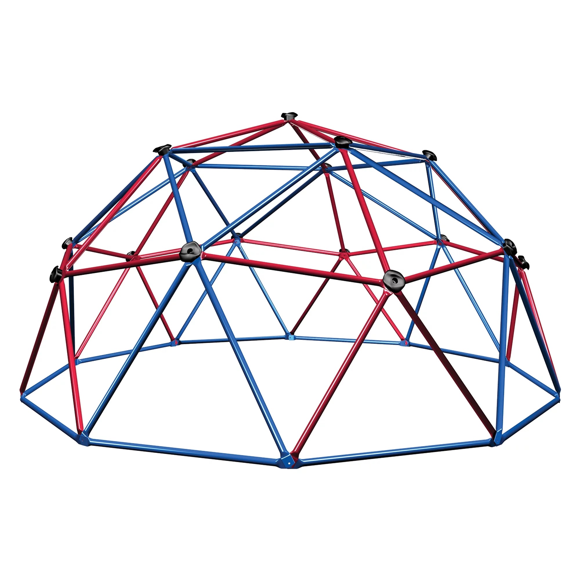 2025 Lifetime Geodome Klettergerüst für Kinder, 1,5 Meter hoch und 3 Meter breit. Rot und Blau (101301)