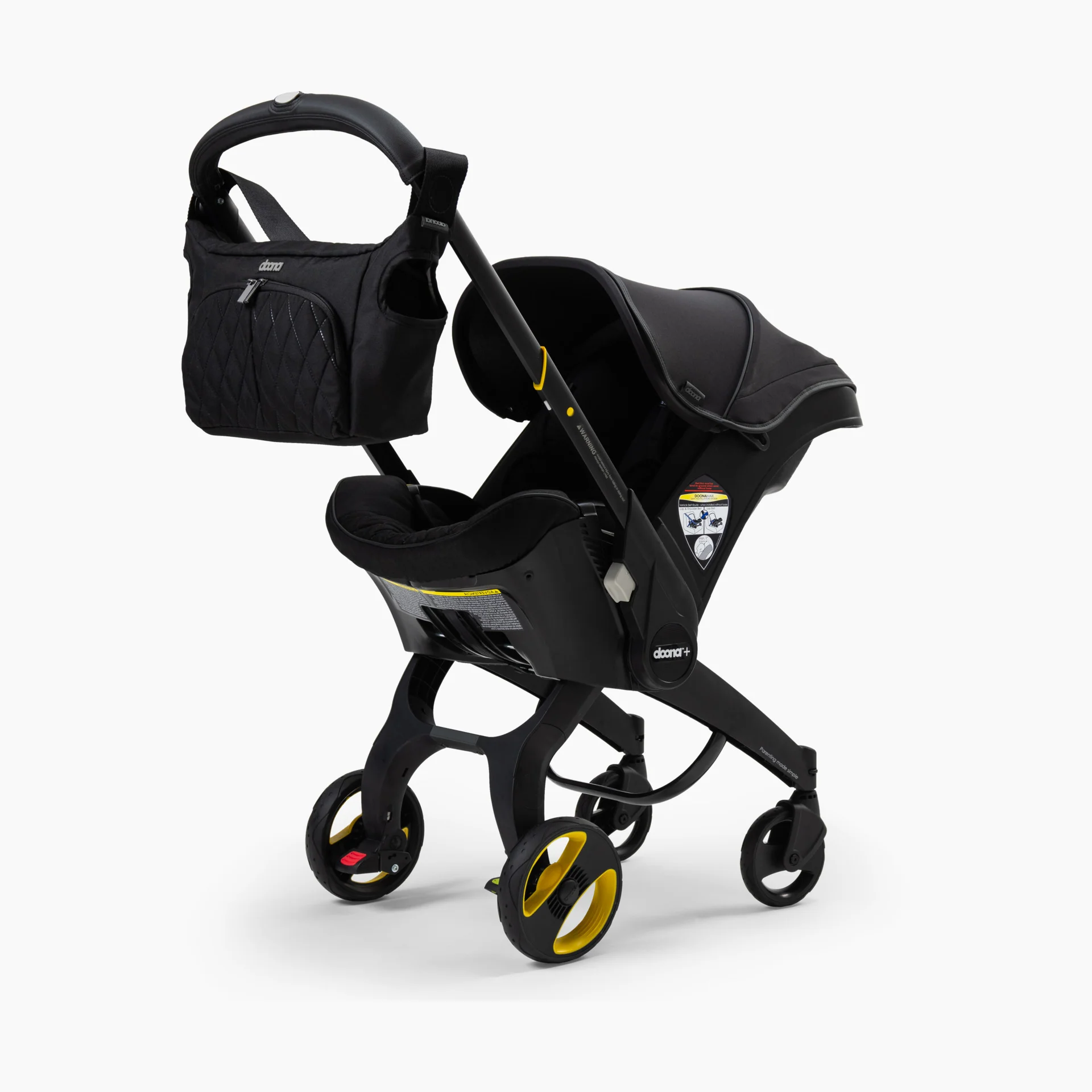 Doona Baby-Autositz + Kinderwagen 2025 – Midnight Edition