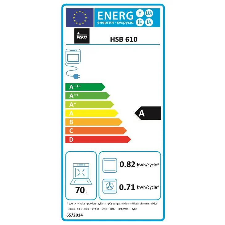 Teka HSB610 Multifunktionsbackofen
