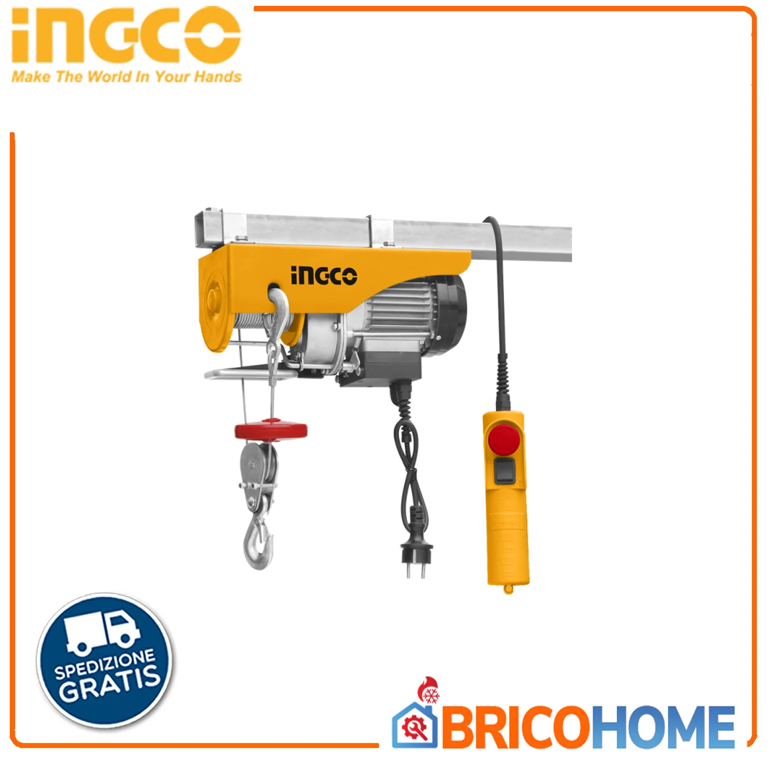 2025 Elektrohebezeug 250 kg 900 W - Ingco