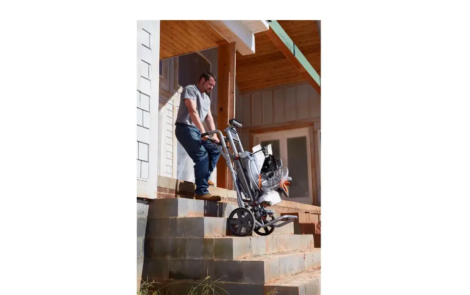 Universal-Mobil-Gehrungssägenständer AC9946 (Modelljahr 2025) mit Montageklemmen