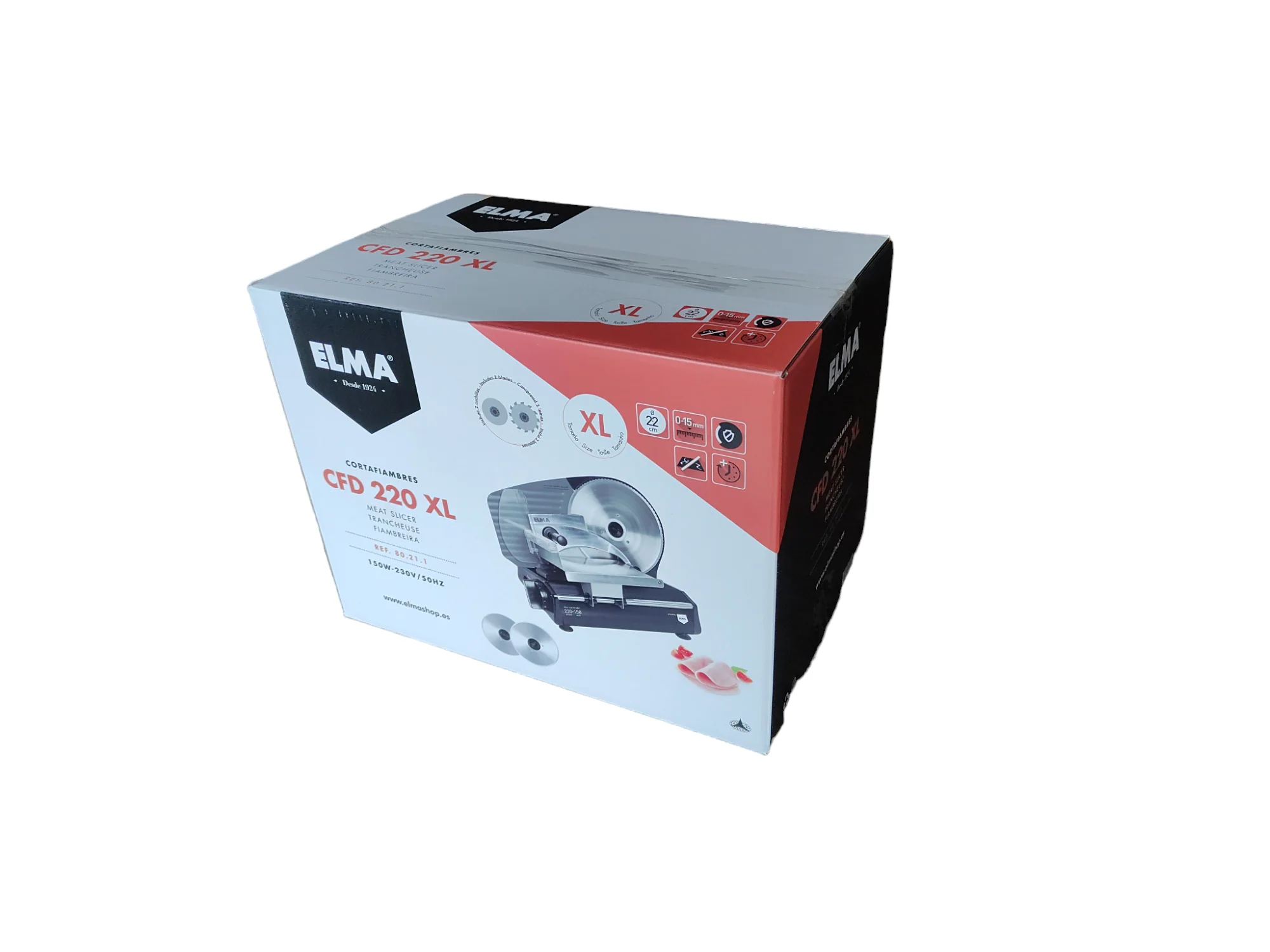 2025 Premium Profi-Fleischschneidemaschine Modell CFD220 XL