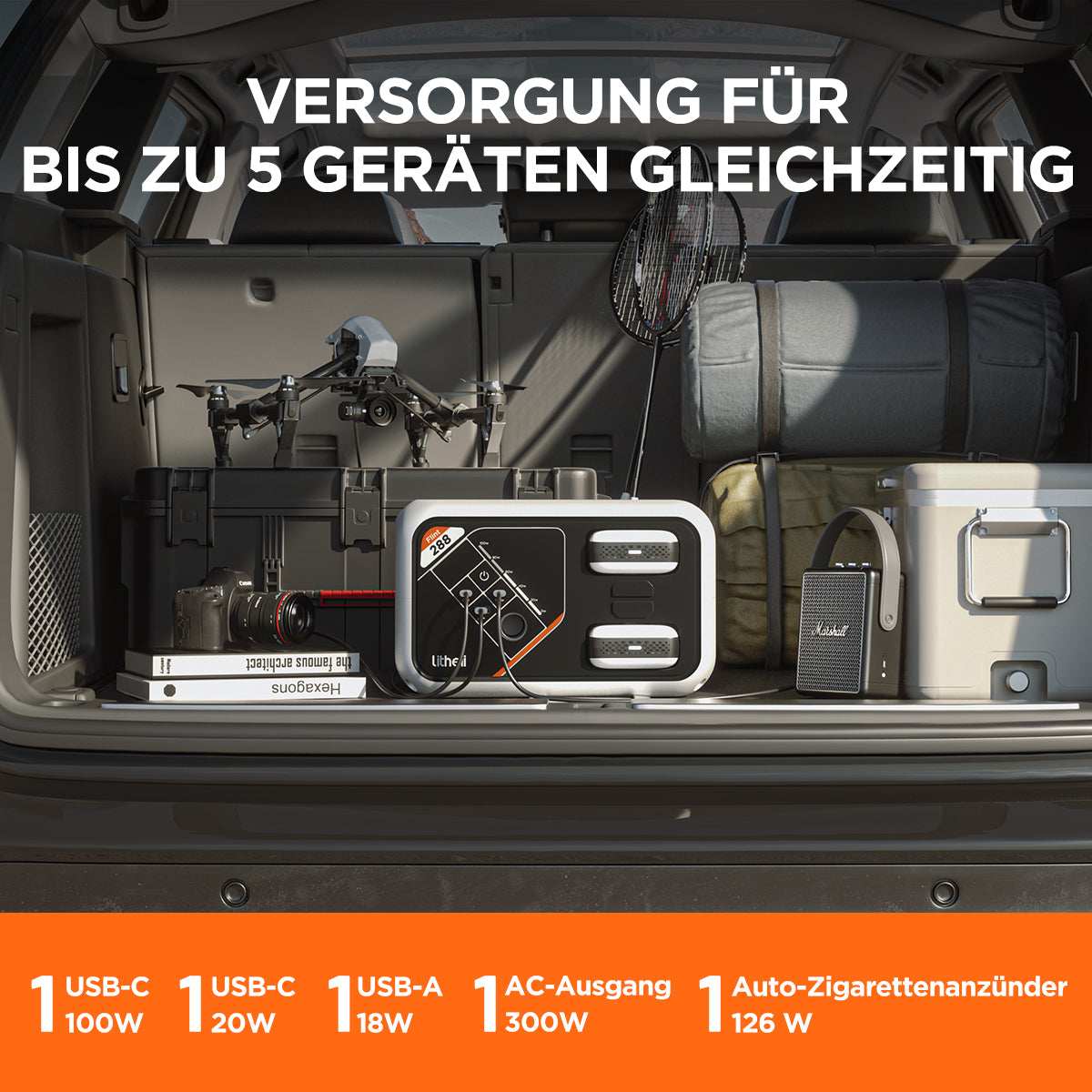 2025 Litheli B288 Tragbare Stromstation