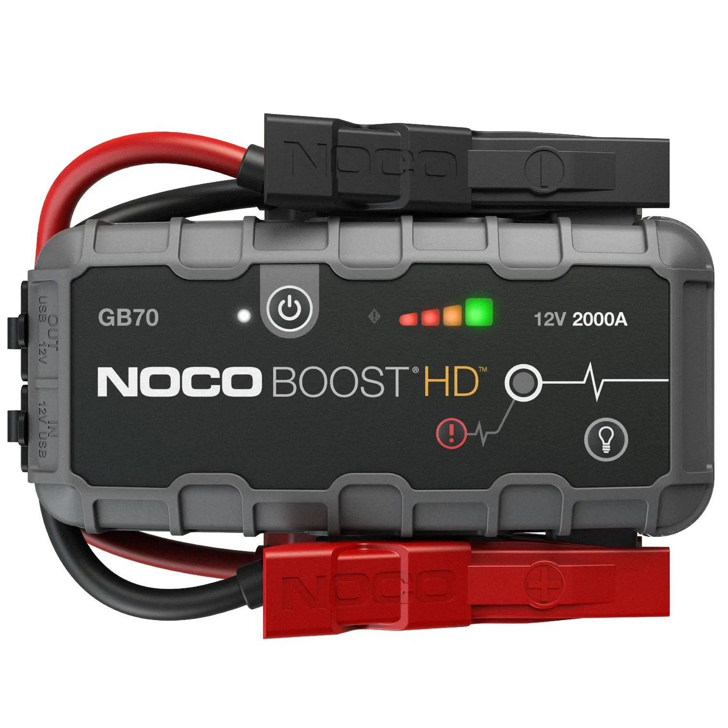 NOCO Boost HD GB70 2000A 12V UltraSafe Tragbarer Lithium-Starthilfe-Booster
