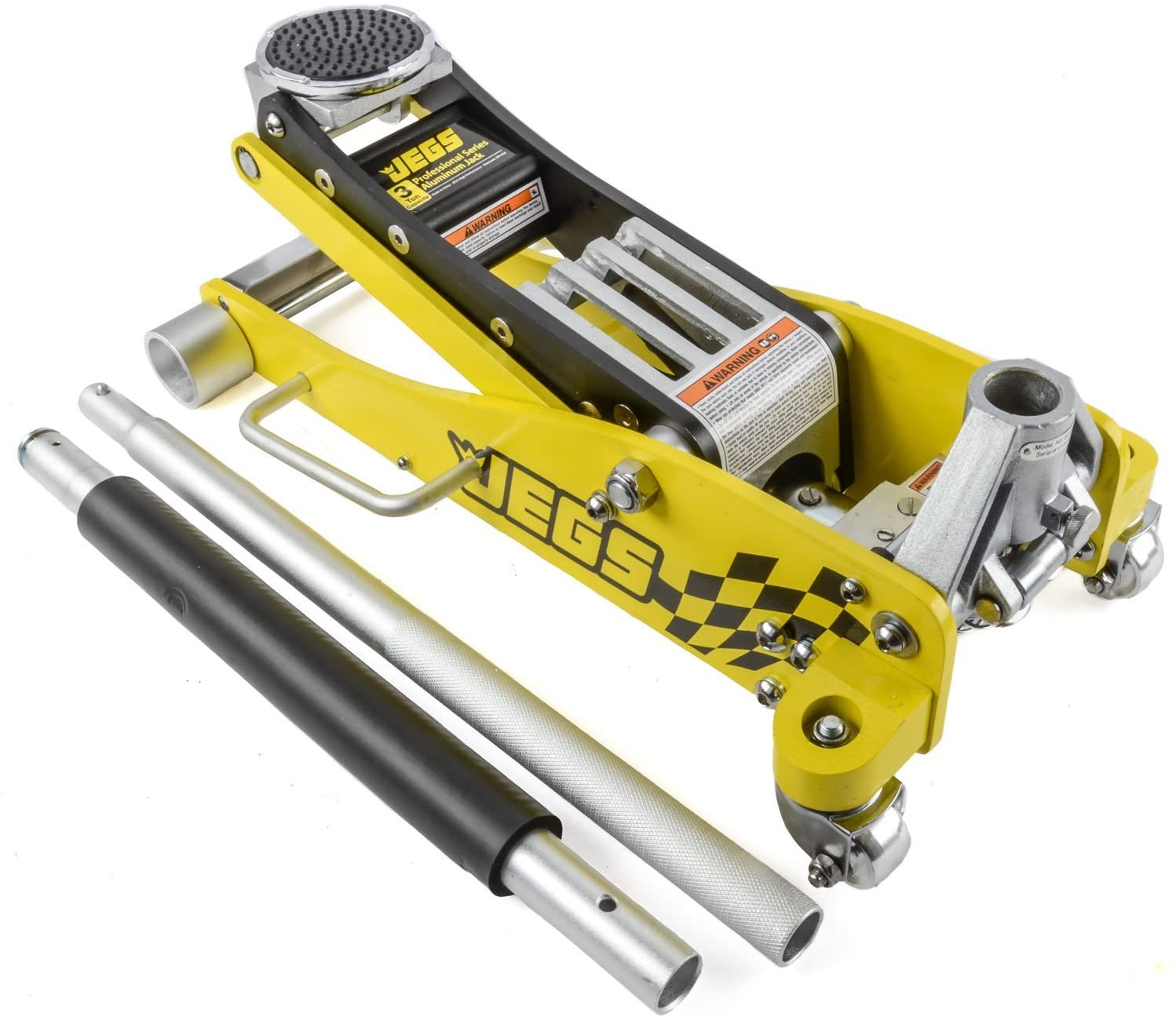 80077 3-Tonnen-Profi-Rangierwagenheber aus Aluminium mit niedrigem Profil