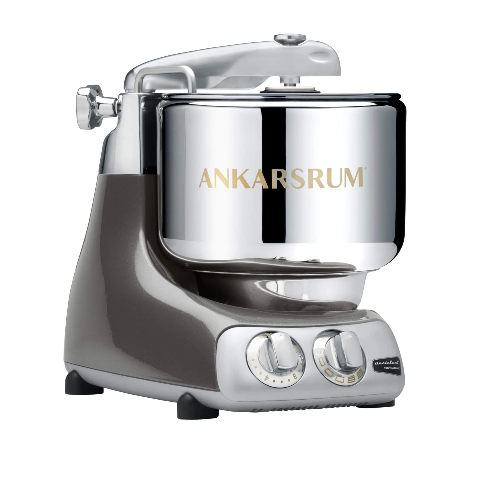 Ankarsrum Assistent Original 6230 – Küchenroboter in Schwarzchrom. Leistungsstark und elegant.