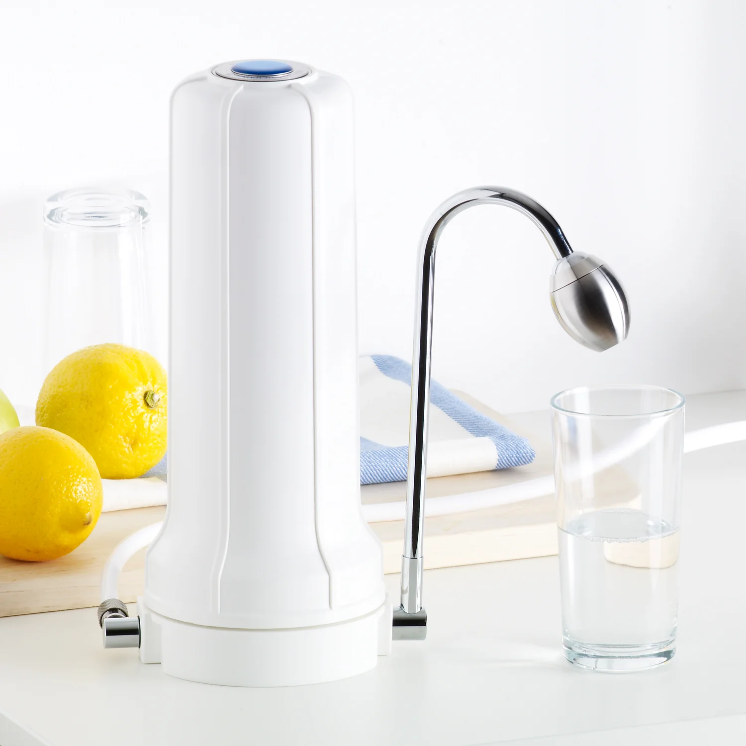 SANUNO Vital 2025 – Spültischwasserfilter mit EM-Keramik, Vortex und ReVitalizer für revitalisiertes und frisches Wasser