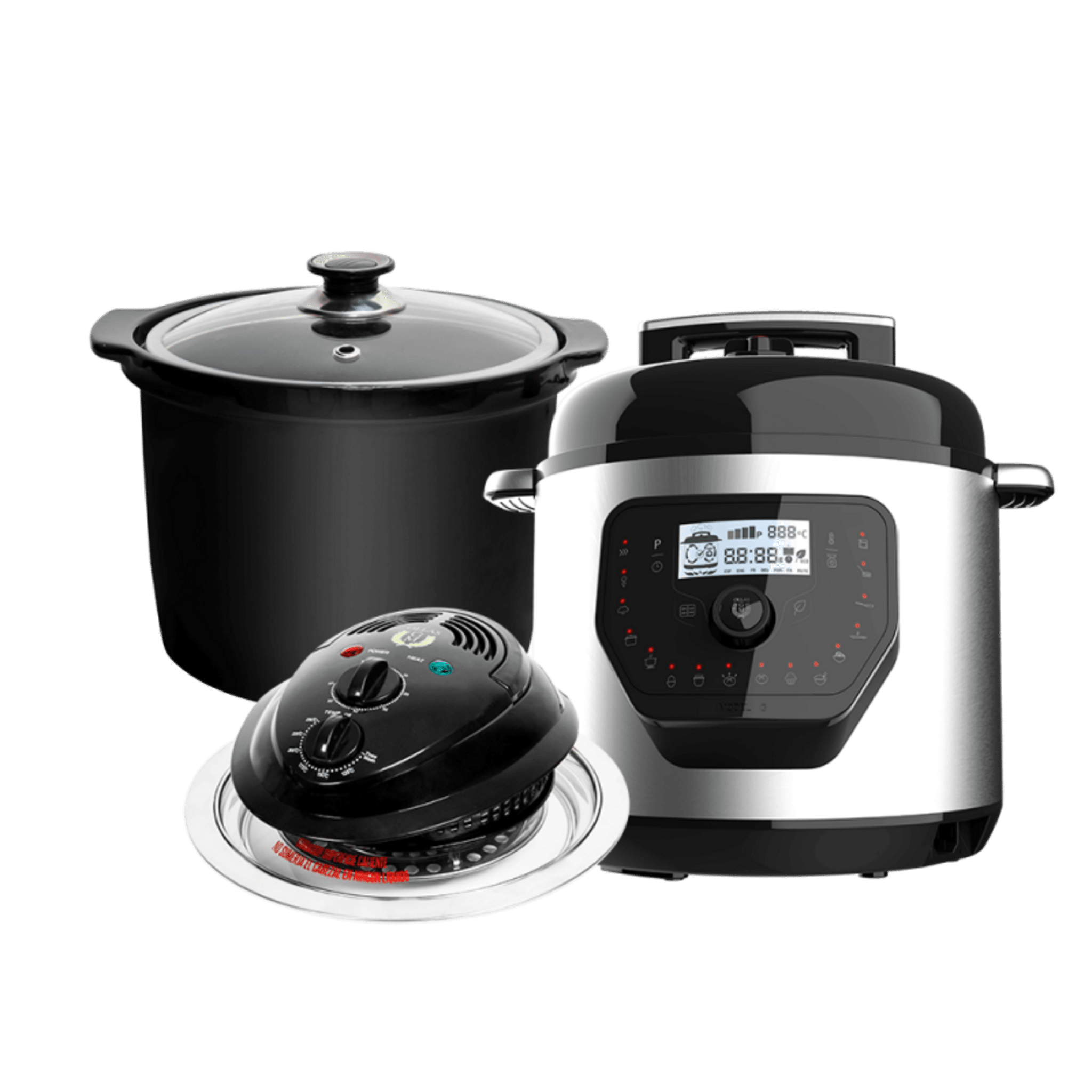 GM Modell H Deluxe Kocher + Backofenaufsatz + Schongarer