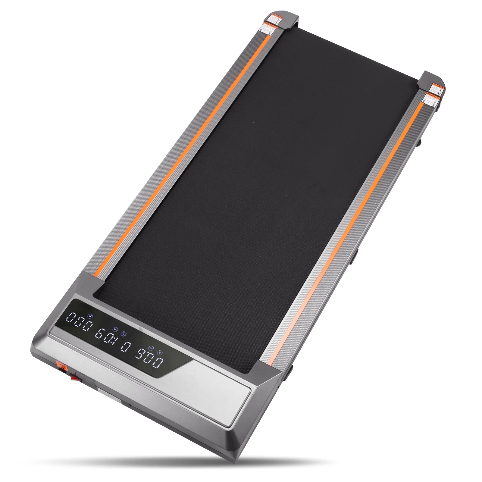 Naipo 2,5 PS Laufband für den Heimgebrauch mit LCD-Bildschirm, Transportrollen und einer maximalen Tragfähigkeit von 120 kg.