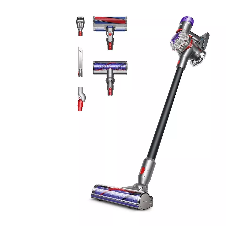 Dyson V8 Total Clean Akku-Staubsauger (Modelljahr 2025) – Nickel/Schwarz