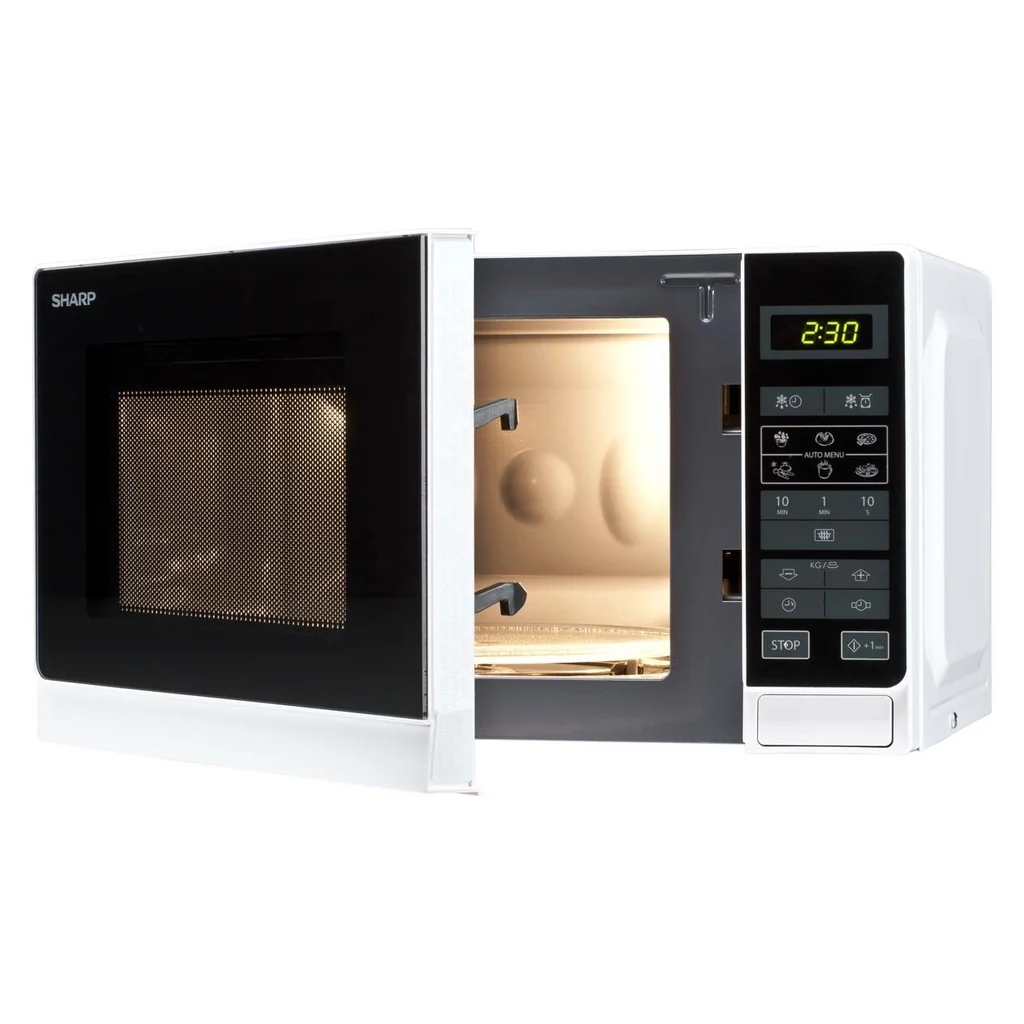 2025 Sharp R-242 WW 20 L Weiße Mikrowelle