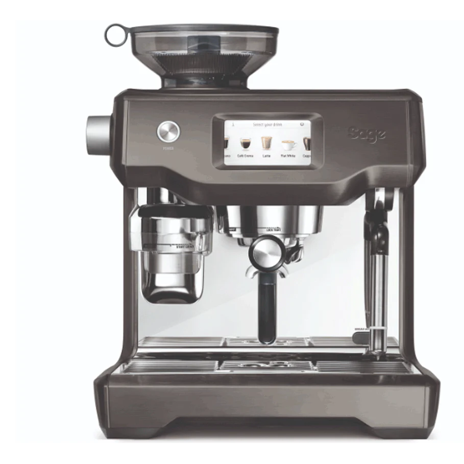 Oracle Touch Kaffeemaschine von Sage | Schwarzer Edelstahl