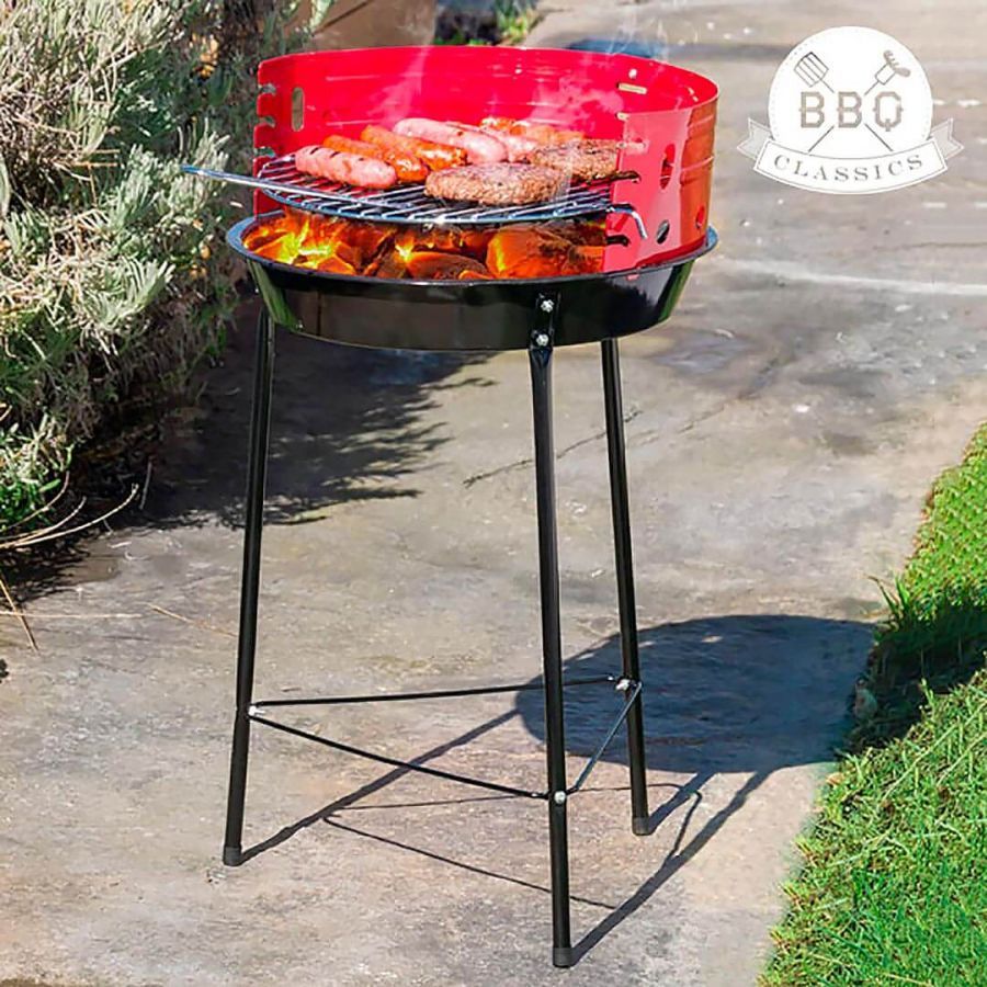 Holzkohlegrill 33x53 cm