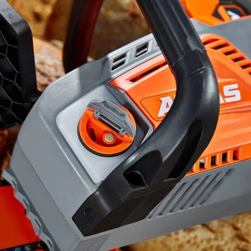 Atlas 40V Akku-Kettensäge. Bürstenloser Motor. 40 cm – nur Gerät.