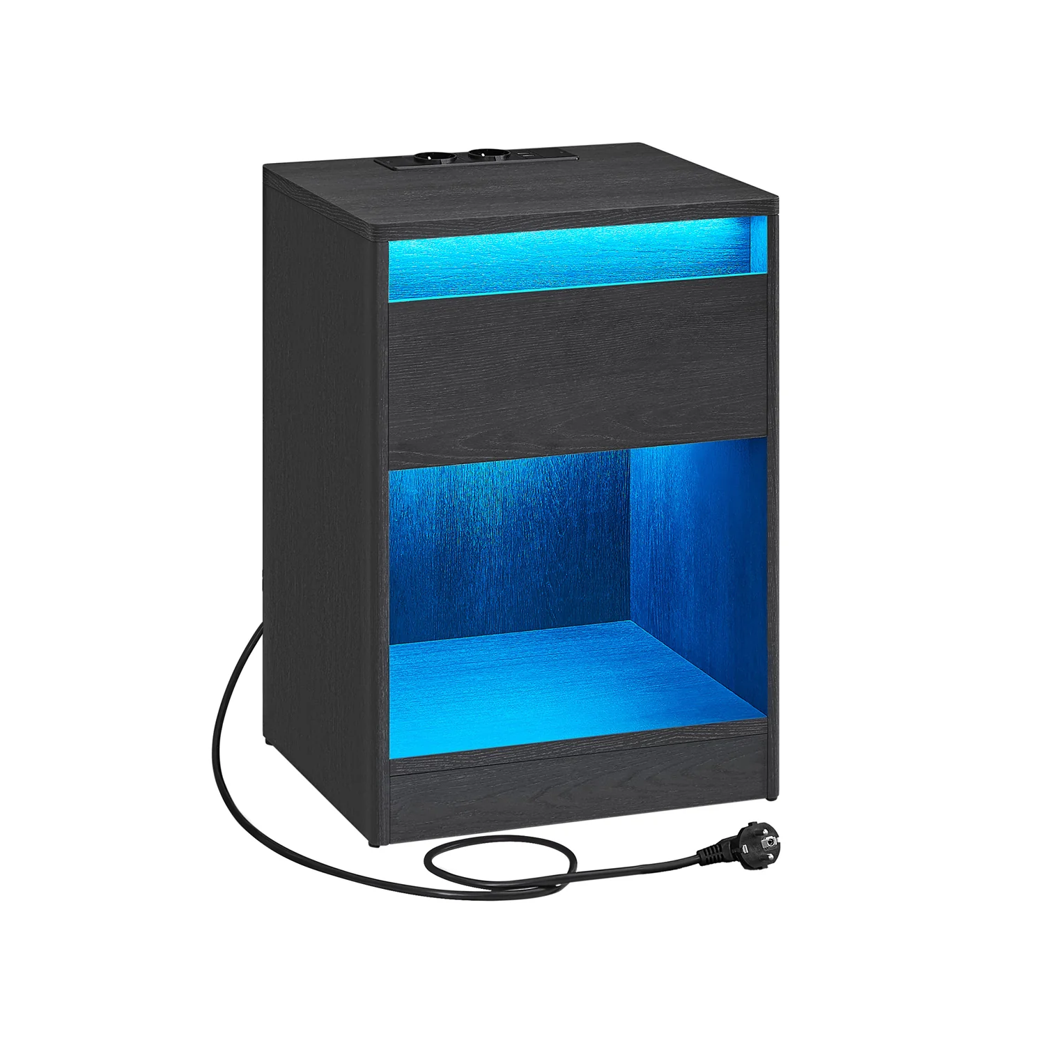 Nachttisch mit Ladestation