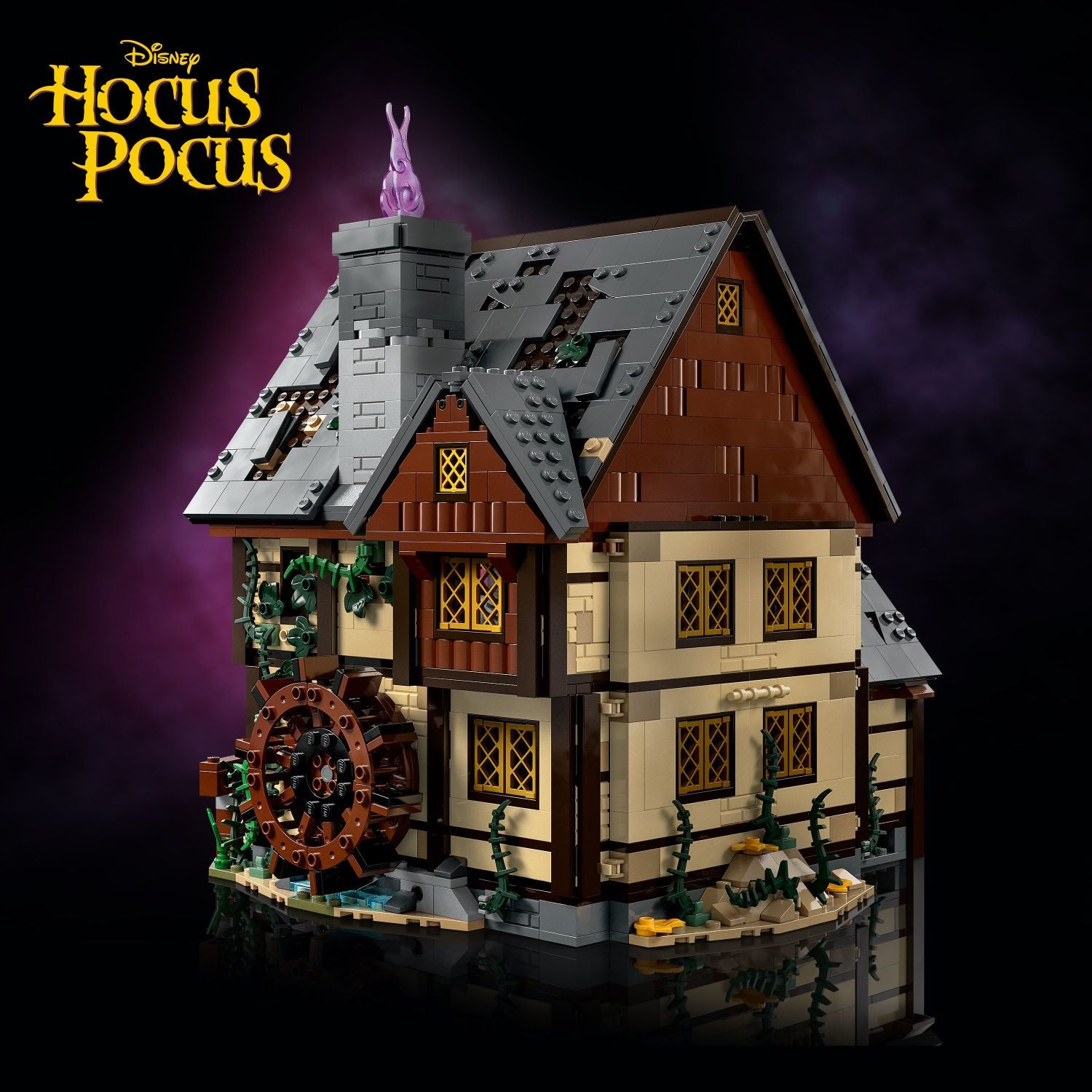 LEGO – Ideas Disney Hocus Pocus: Das Häuschen der Sanderson-Schwestern – Bauset, Halloween-Geschenk für Erwachsene 21341