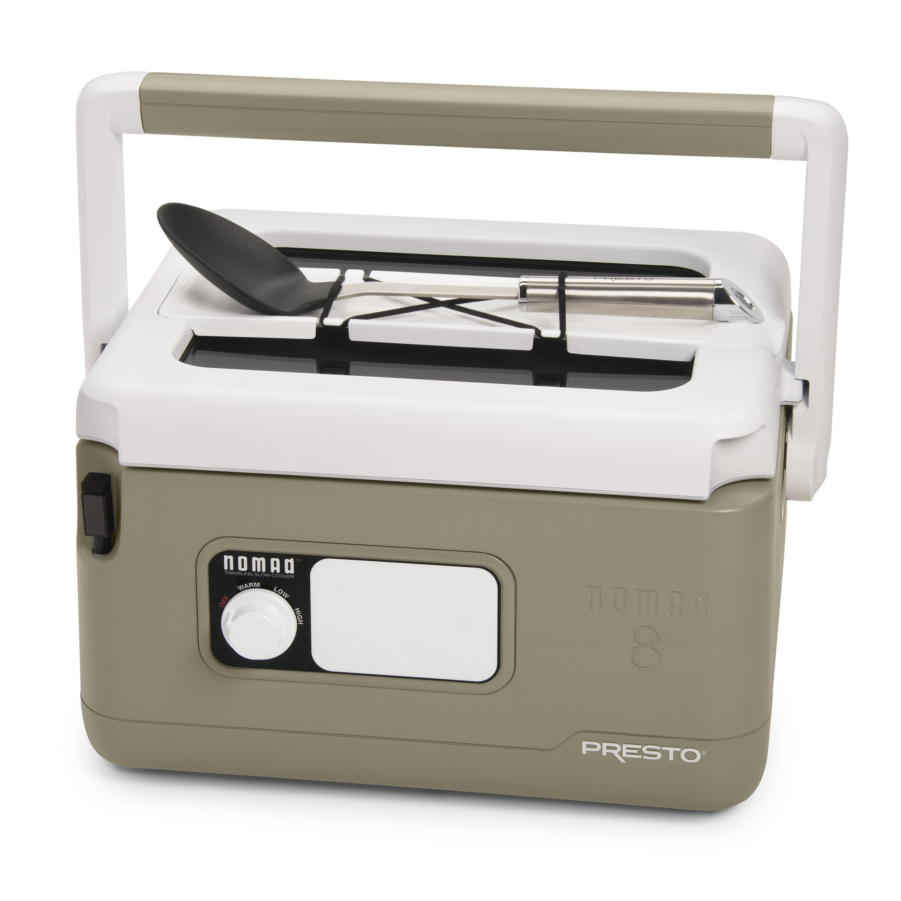 Presto Nomad 8-Quart-Reise-Schongarer (Modelljahr 2025) in Braun