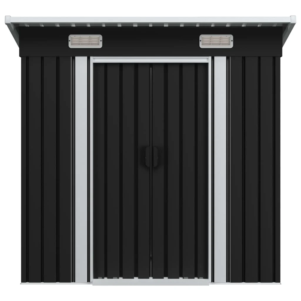 Gartenhaus aus anthrazitgrauem Stahl, Baujahr 2025, V6684