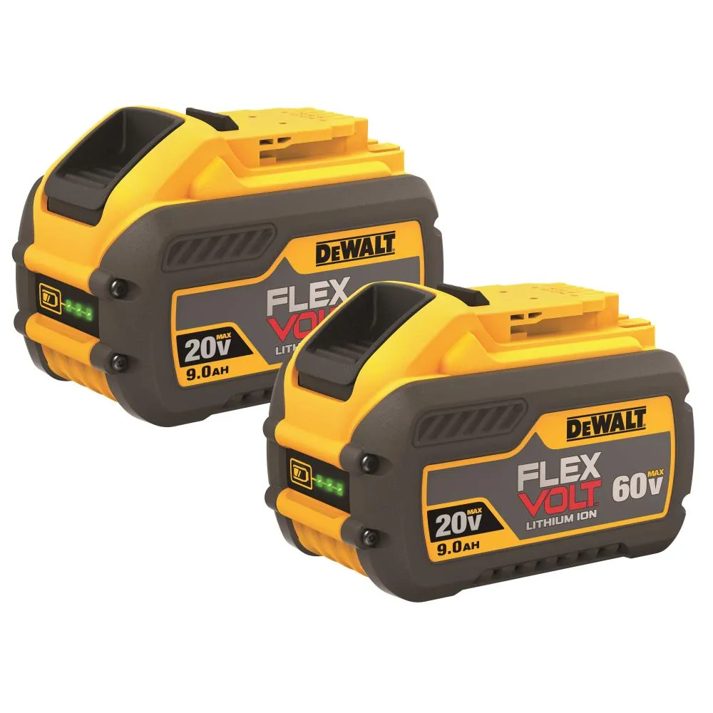FLEXVOLT 20V/60V MAX 9,0 Ah Batterie (2er-Pack)